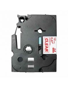 TZE132 Cinta laminada Brother compatible 12 mm x 8 metros