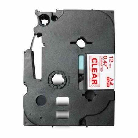 TZE132 Cinta laminada Brother compatible 12 mm x 8 metros