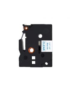 TZE133 Cinta laminada Brother compatible 12 mm x 8 metros