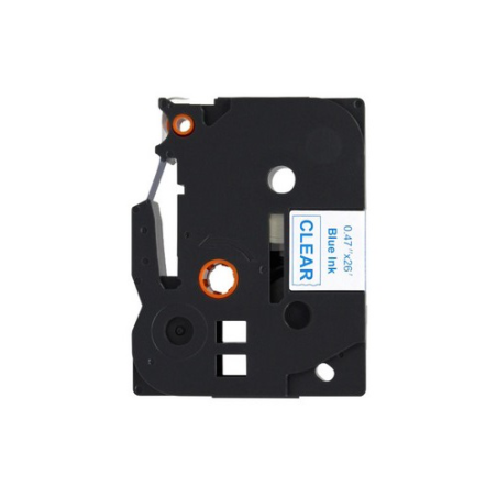 TZE133 Cinta laminada Brother compatible 12 mm x 8 metros