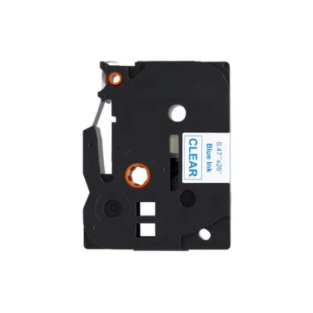 TZE133 Cinta laminada Brother compatible 12 mm x 8 metros
