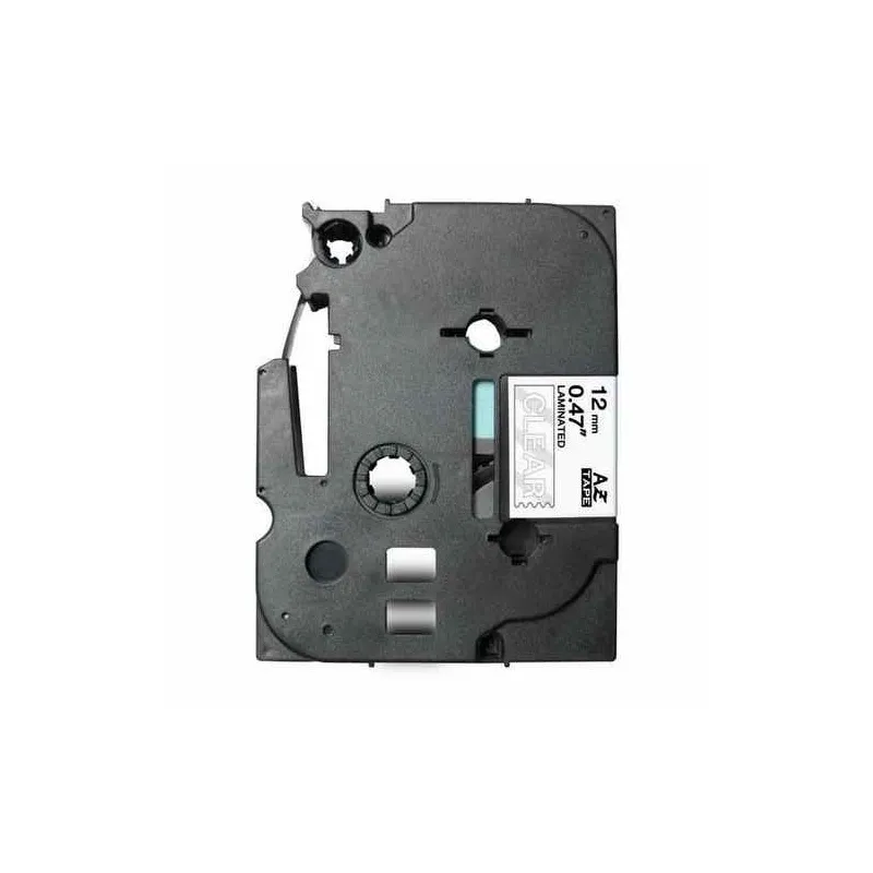 TZE135 Cinta laminada Brother compatible 12 mm x 8 metros