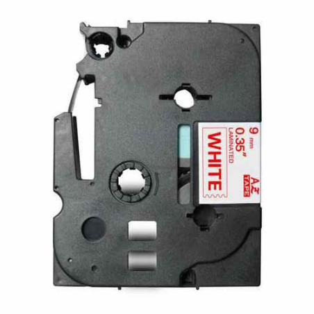 TZE222 Cinta laminada Brother compatible 9 mm x 8 metros