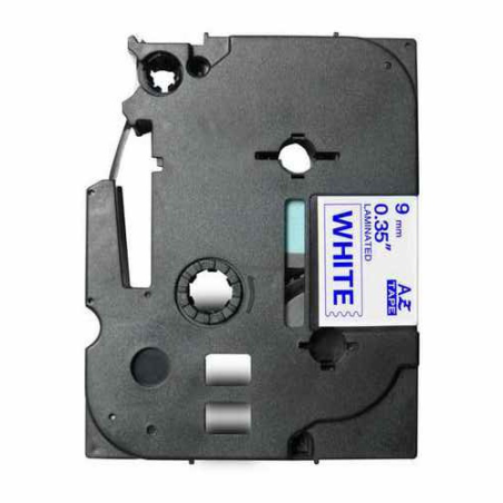 TZE223 Cinta laminada Brother compatible 9 mm x 8 metros