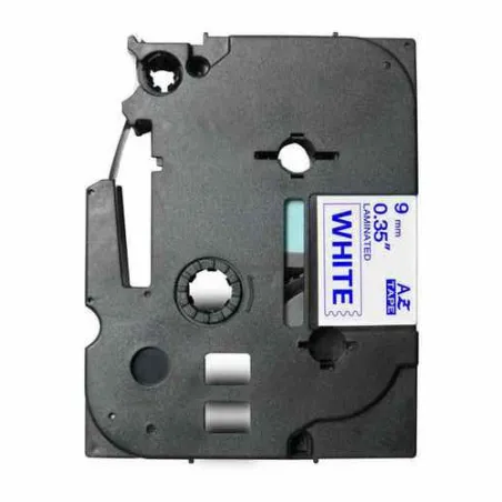 TZE223 Cinta laminada Brother compatible 9 mm x 8 metros