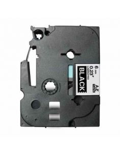 TZE315 Cinta laminada Brother compatible 6 mm x 8 metros