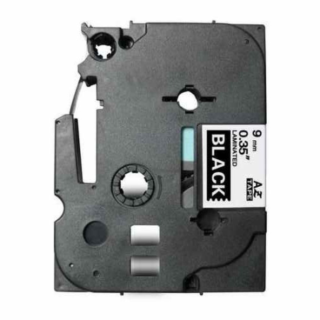 TZE325 Cinta laminada Brother compatible 9 mm x 8 metros