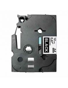 TZE335 Cinta laminada Brother compatible 12 mm x 8 metros