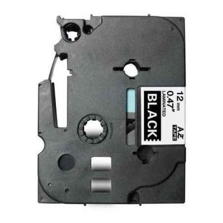 TZE335 Cinta laminada Brother compatible 12 mm x 8 metros