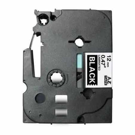 TZE335 Cinta laminada Brother compatible 12 mm x 8 metros