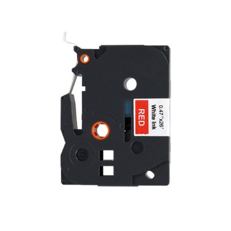 TZE435 Cinta laminada Brother compatible 12 mm x 8 metros