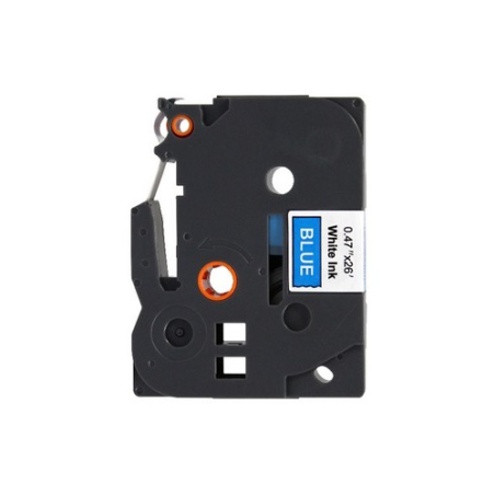 TZE535 Cinta laminada Brother compatible 12 mm x 8 metros