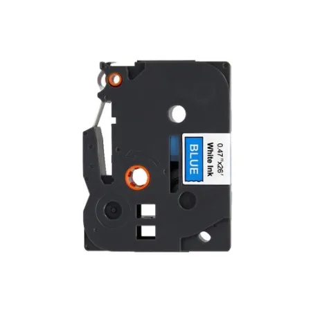 TZE535 Cinta laminada Brother compatible 12 mm x 8 metros