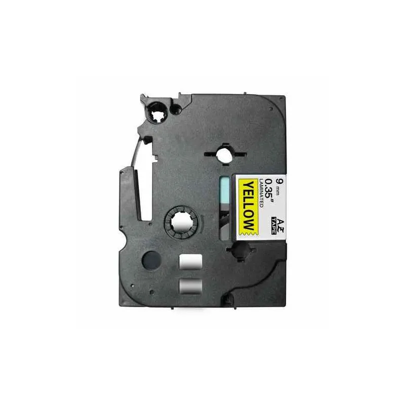 TZE621 Cinta laminada Brother compatible 9 mm x 8 metros