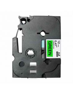 TZE731 Cinta laminada Brother compatible 12 mm x 8 metros