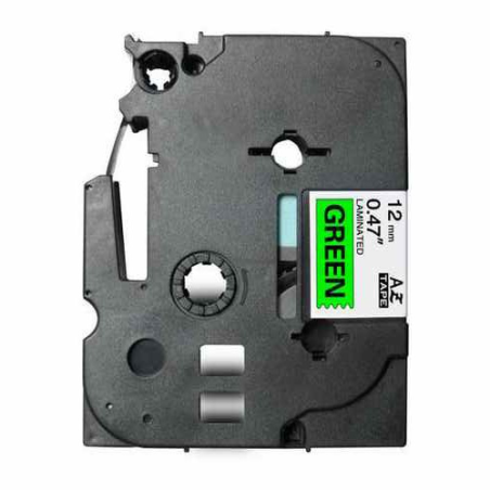 TZE731 Cinta laminada Brother compatible 12 mm x 8 metros