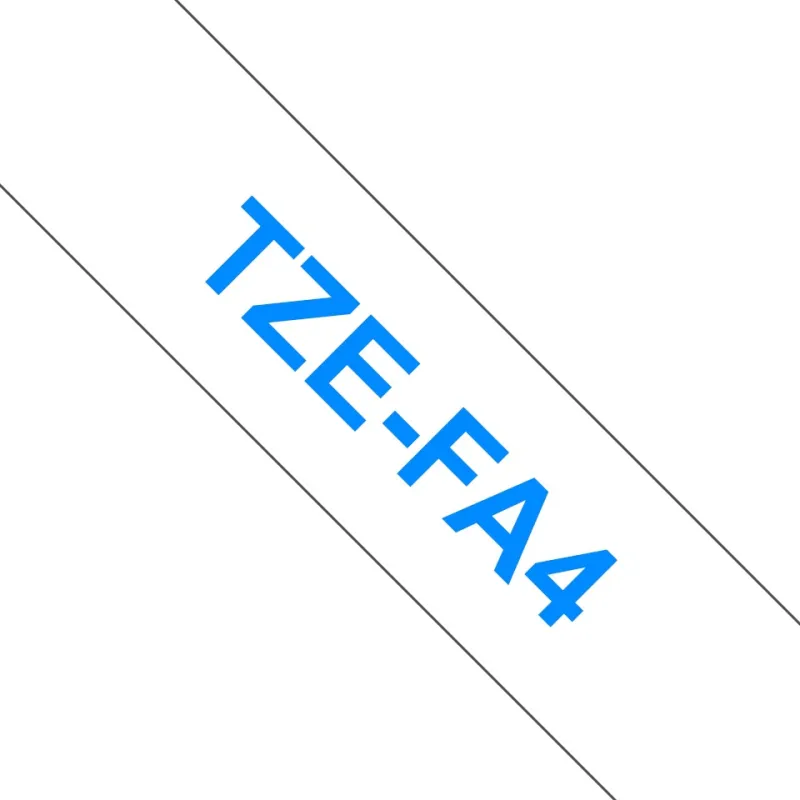 TZEFA4 Cinta textil Brother compatible 18 mm x 3 metros