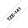 TZE141 Cinta laminada Brother compatible 18 mm x 8 metros