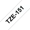 TZE151 Cinta laminada Brother compatible 24 mm x 8 metros