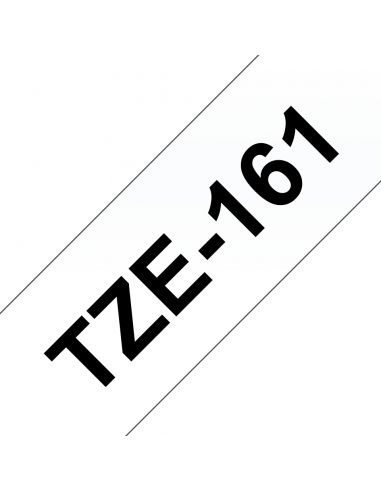 TZE161 Cinta laminada Brother compatible 36 mm x 8 metros