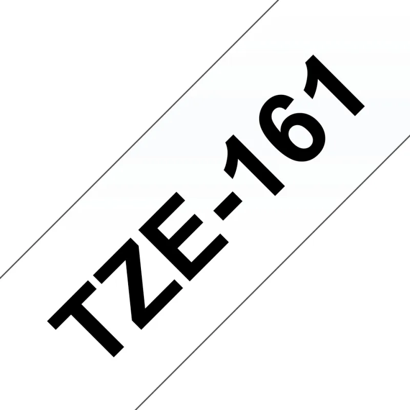 TZE161 Cinta laminada Brother compatible 36 mm x 8 metros