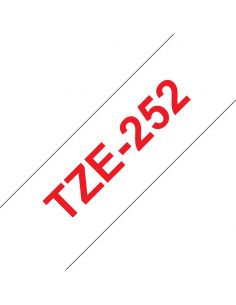 TZE252 Cinta laminada Brother compatible 24 mm x 8 metros