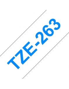 TZE263 Cinta laminada Brother compatible 36 mm x 8 metros