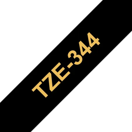 TZE344 Cinta laminada Brother compatible 18 mm x 8 metros