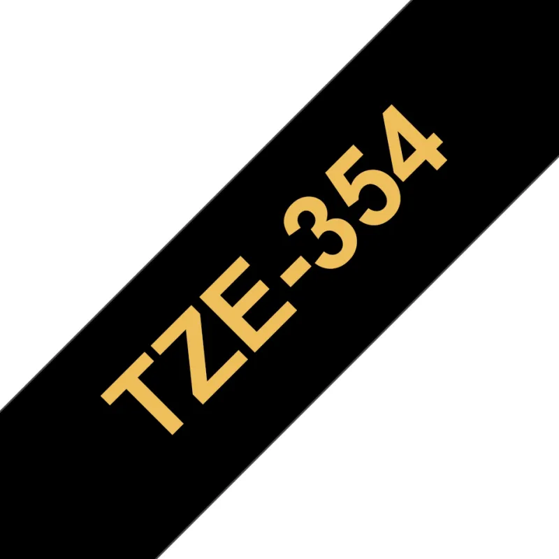 TZE354 Cinta laminada Brother compatible 24 mm x 8 metros