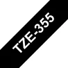 TZE355 Cinta laminada Brother compatible 24 mm x 8 metros