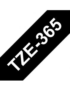 TZE365 Cinta laminada Brother compatible 36 mm x 8 metros