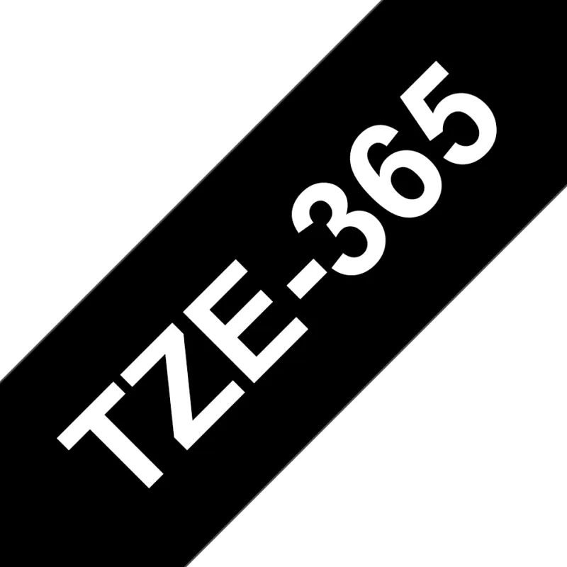 TZE365 Cinta laminada Brother compatible 36 mm x 8 metros