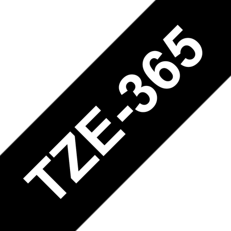 TZE365 Cinta laminada Brother compatible 36 mm x 8 metros