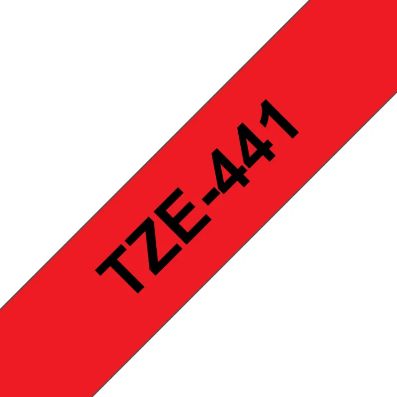 TZE441 Cinta laminada Brother compatible 18 mm x 8 metros