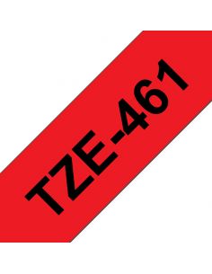 TZE461 Cinta laminada Brother compatible 36 mm x 8 metros