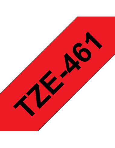 TZE461 Cinta laminada Brother compatible 36 mm x 8 metros