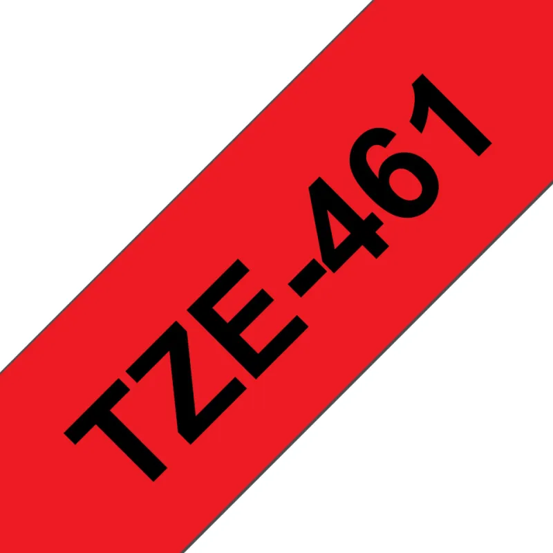TZE461 Cinta laminada Brother compatible 36 mm x 8 metros