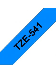 TZE541 Cinta laminada Brother compatible 18 mm x 8 metros