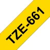 TZE661 Cinta laminada Brother compatible 36 mm x 8 metros