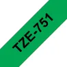 TZE751 Cinta laminada Brother compatible 24 mm x 8 metros
