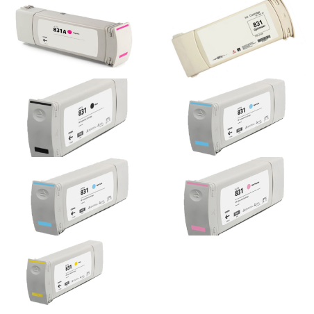 HP 831C cartucho de tinta compatible
