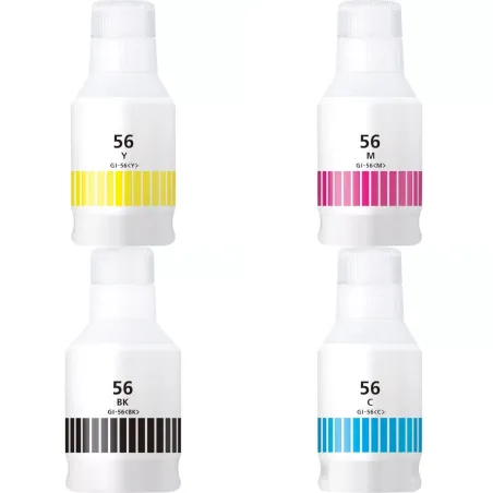 Canon GI56 4412C001 4430C001 4431C001 4432C001 botella de tinta compatible