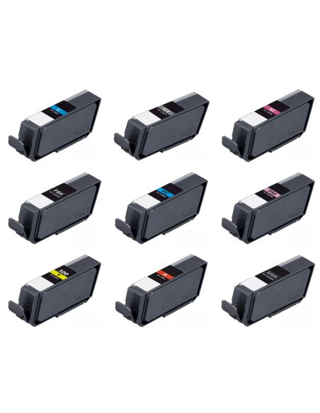 Canon PFI-300 cartucho de tinta compatible 44193C001, 4194C001, 4195C001, 4196C001, 4197C001, 4198C001, 4199C001, 4200C001
