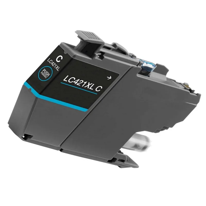 Brother LC421XLC / LC421C cartucho de tinta compatible