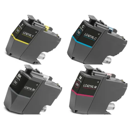 Brother LC421XLBK, LC421XLC, LC421XLM, LC421XLY, LC421BK, LC421C, LC421M, LC421Y cartucho de tinta compatible