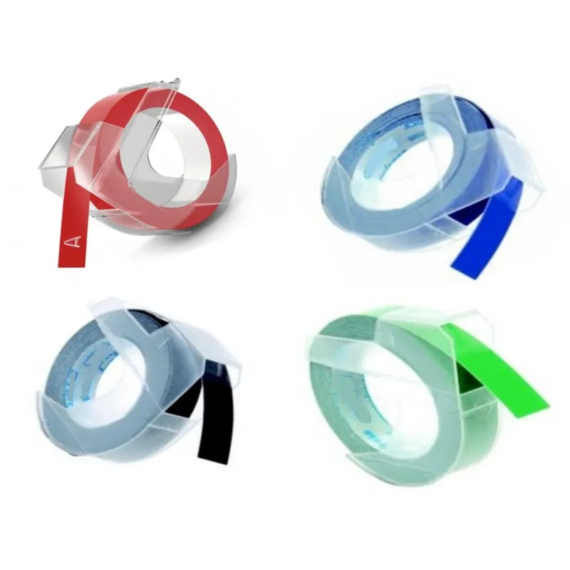 Cinta Dymo de grofado relieve 3D compatible S0898130 S0898140 S0898150 S0898160