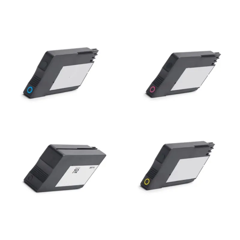 HP 712 XL 3ED71A, 3ED70A, 3ED67A, 3ED68A, 3ED69A cartucho de tinta compatible