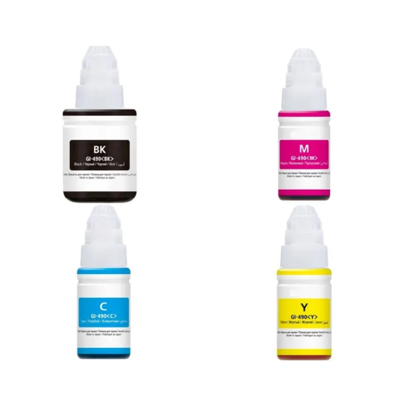 Canon GI490 botella de tinta compatible 0663C001, 0664C001, 0665C001, 0666C001