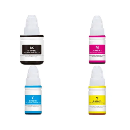 Canon GI490 botella de tinta compatible 0663C001, 0664C001, 0665C001, 0666C001