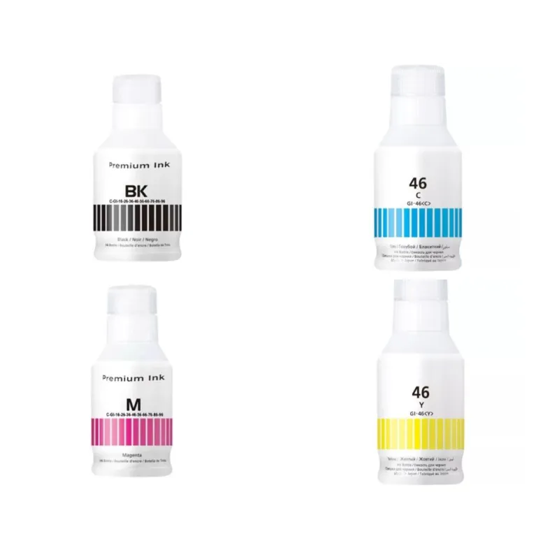 Canon GI46 botella de tinta compatible 4411C001, 4427C001, 4428C001, 4429C001
